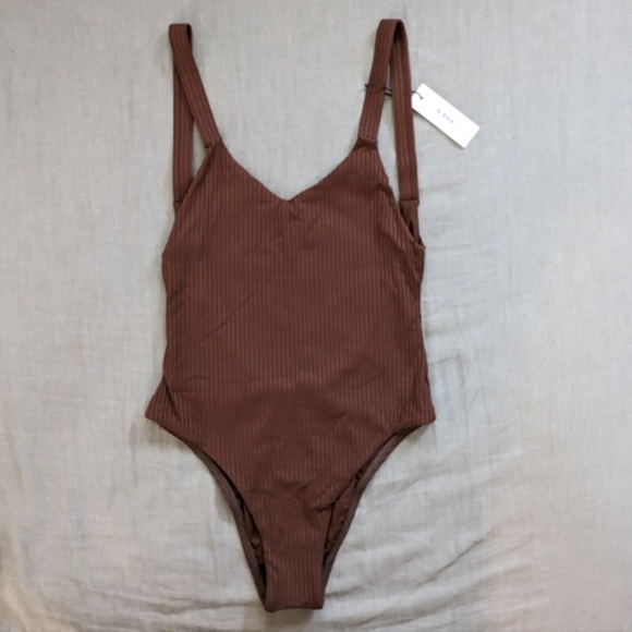 Vitamin A Leah One Piece Swimsuit Vintage Brown - Picture 1 of 5